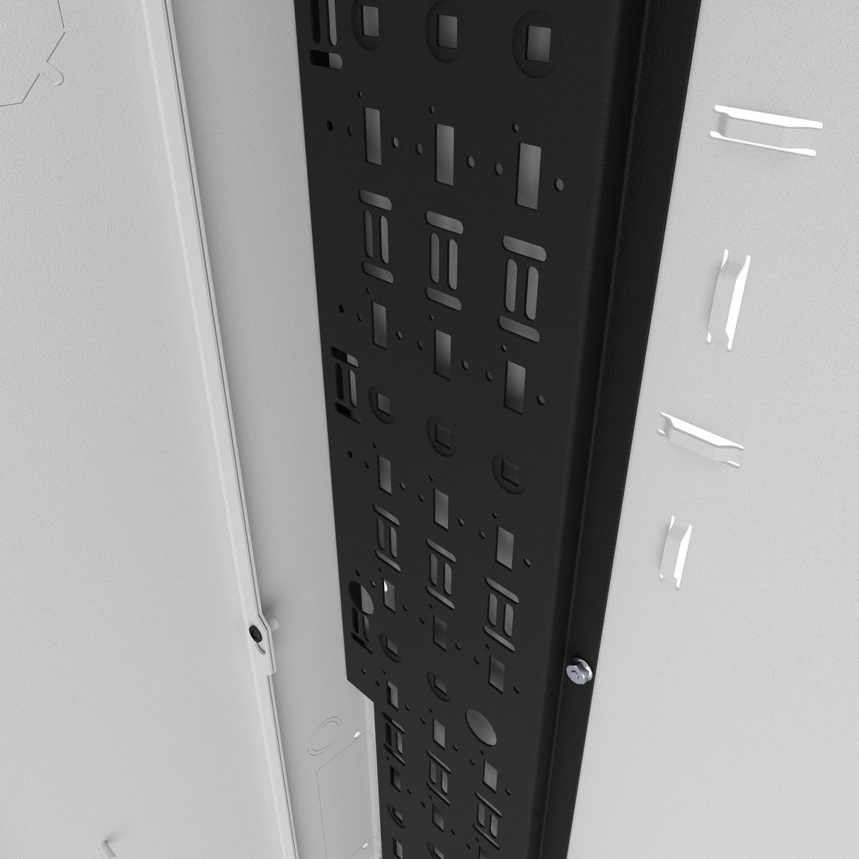 Middle Atlantic VWM Series Back Pan for Solid Door, 36" High x 10" Deep - White