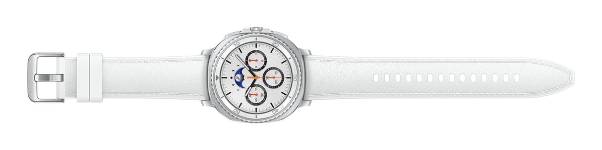 Samsung Galaxy Watch8 Classic 3.3 cm (1.3") AMOLED 46 mm Digital 438 x 438 pixels Touchscreen Silver Wi-Fi GPS (satellite)