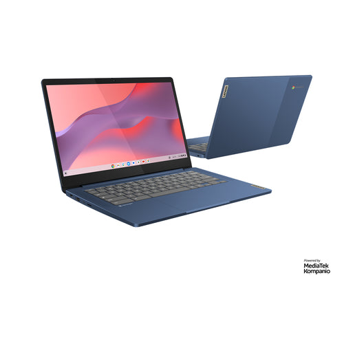 Lenovo IdeaPad Slim 3 Chrome 14M868 MediaTek Kompanio 520 Chromebook 35.6 cm (14") Touchscreen Full HD 4 GB LPDDR4x-SDRAM 64 GB eMMC Wi-Fi 6 (802.11ax) ChromeOS Blue English