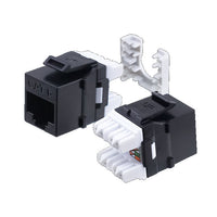 Wavenet Keystone Jack CAT6 HD Series UTP 180 degree 110-Type T568A/B Black