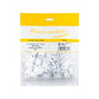 Wavenet Keystone Jack CAT6 HD Series UTP 180 degree 110-Type T568A/B White 25PK