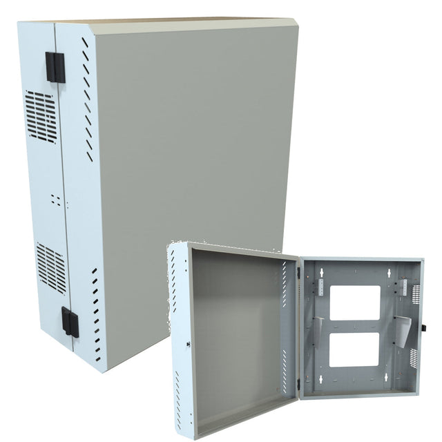 Hammond HLP Series, Low-Profile Wall Mount Cabinet  6U/43"H  Light Gray