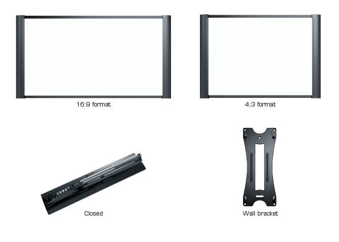 Epson Duet Ultra Portable Projector Screen 80" projection screen 2.03 m (80") 16:9