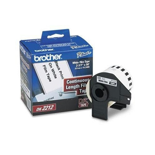 Brother DK2212 Black, White Self-adhesive printer label