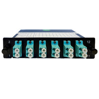 Fiber Adapter MPO plate LGX - MPO LC 12 (12 Strands)