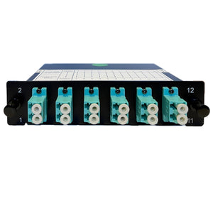 Fiber Adapter MPO plate LGX - MPO LC 12 (12 Strands)