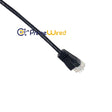 Primewired Patch Cord, ultra-thin, Cat6A, UTP, 10Gb, awg#28, Black, 15ft