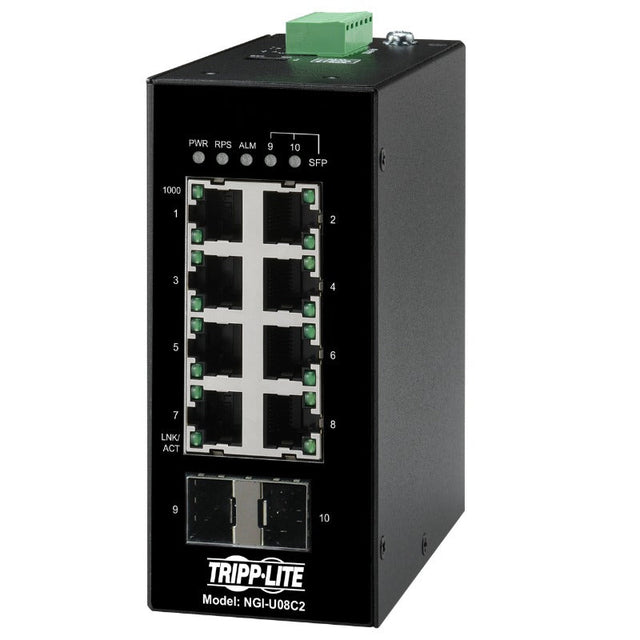 Tripp Lite Switch Industrial Unmanaged  8-Port Gigabit 2GBE SFP slots