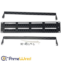 Primewired Patch Panel Cat6 110 Type 48 Port 2U